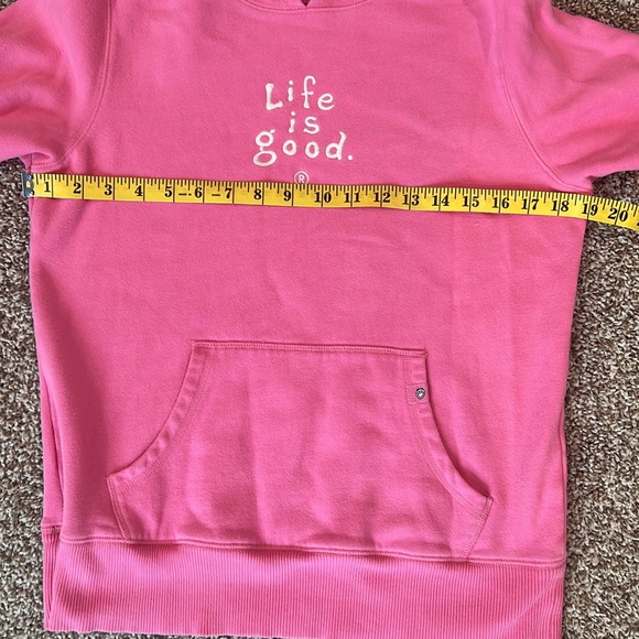Life is Good Women's Pink Hoodie - Picture 5 of 5